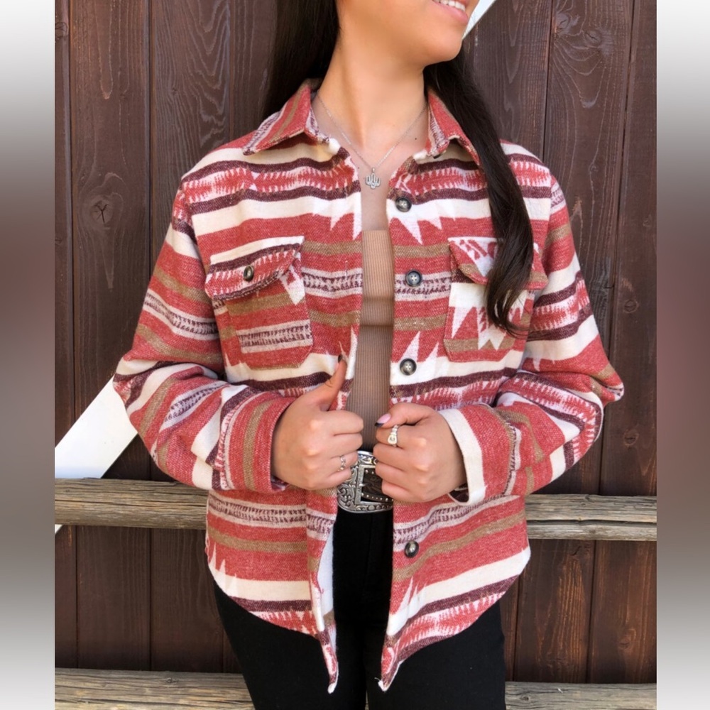 Women’s Western / Aztec Shacket‎ size M